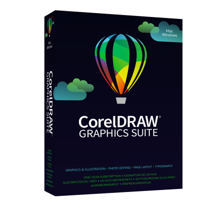 CorelDRAW Graphics Suite Agnostic 1 Yr Subscription (Dutch/French)